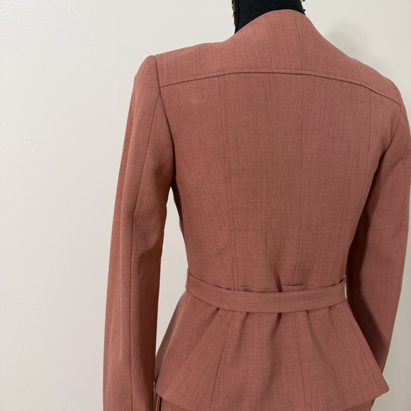 Cleopatre II x May 10 Vietnamese Designer Suit Set –Rust Red/Rust/Terracotta - Picture 10 of 15